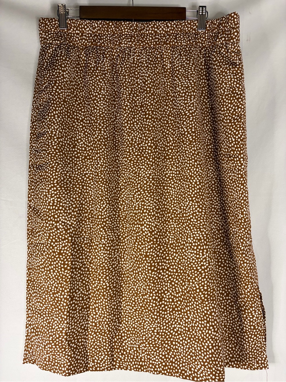 Brown Speckled Midi Skirt - Women